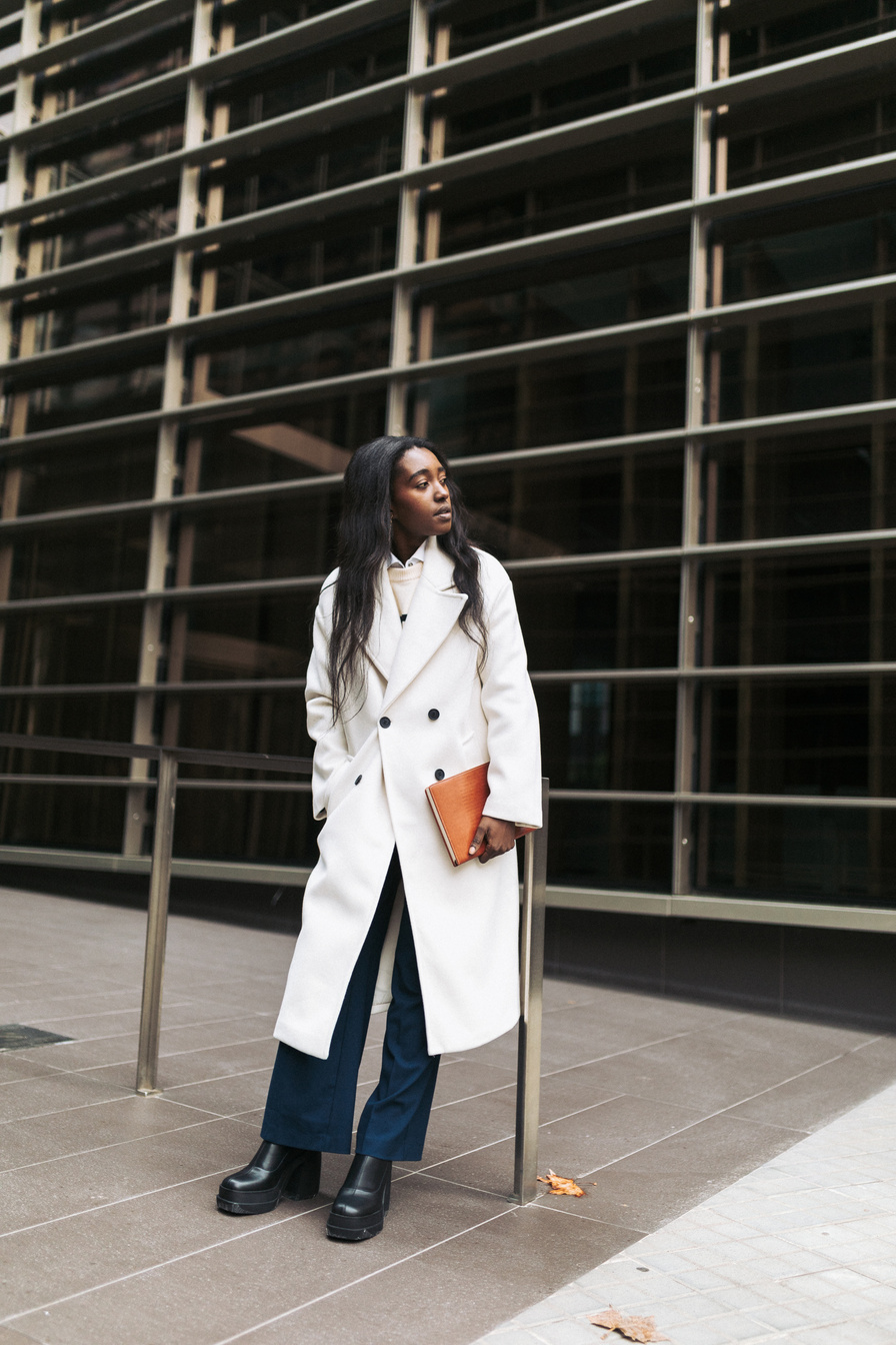 Stylish Businesswoman Outdoors